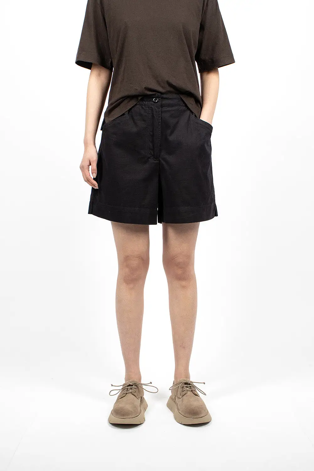 School Short Indigo