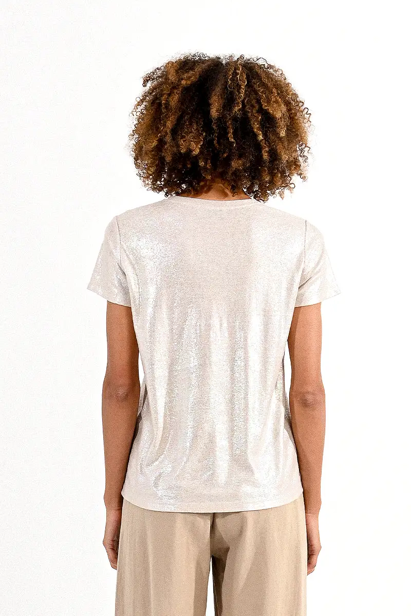 Shimmer Pearl Tee