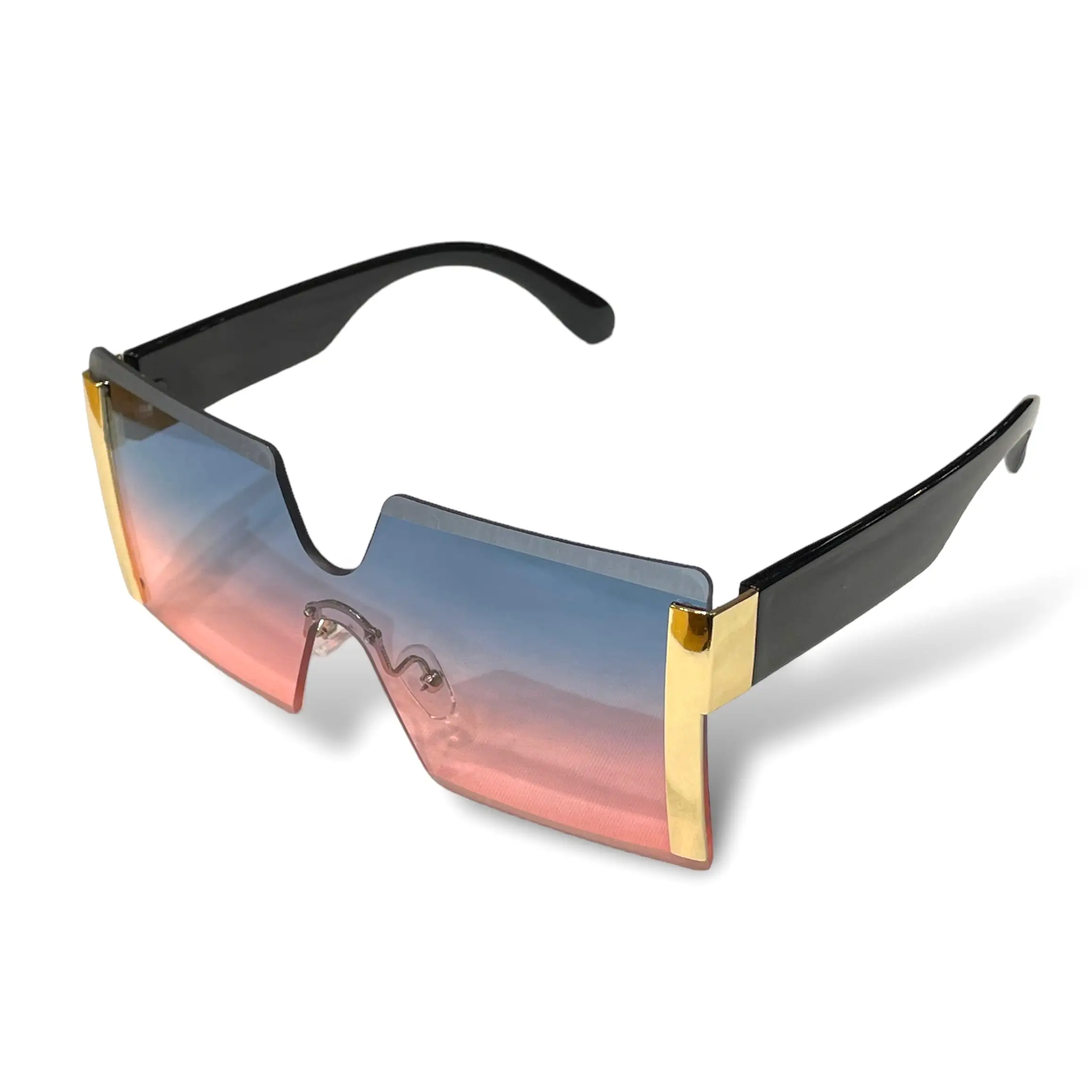 Side-Trim Square Frame Shades