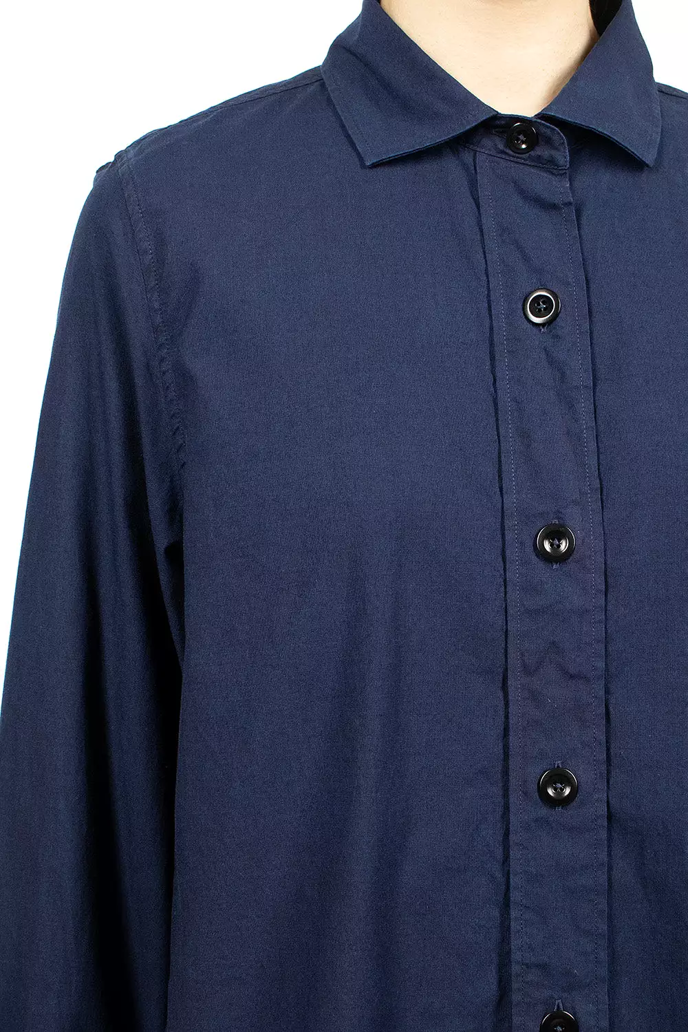 Simple Plainweave Shirt Indigo