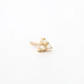 Single Pearl Cluster Stud