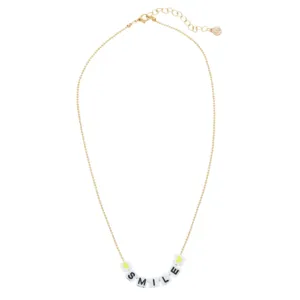 Smile Beaded Necklace