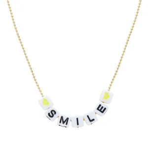 Smile Beaded Necklace