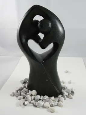 Soapstone Family of Two Carving CLOSEOUT