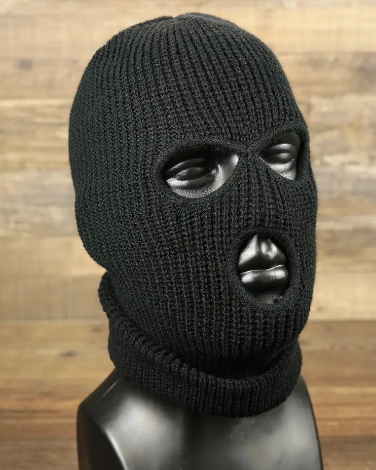 Solid 3-Hole Ski Mask