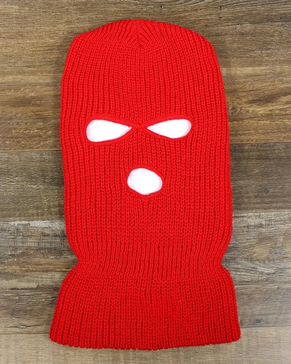 Solid 3-Hole Ski Mask