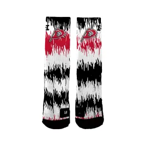 South Pittsburgh Rebellion Scribbles Socks