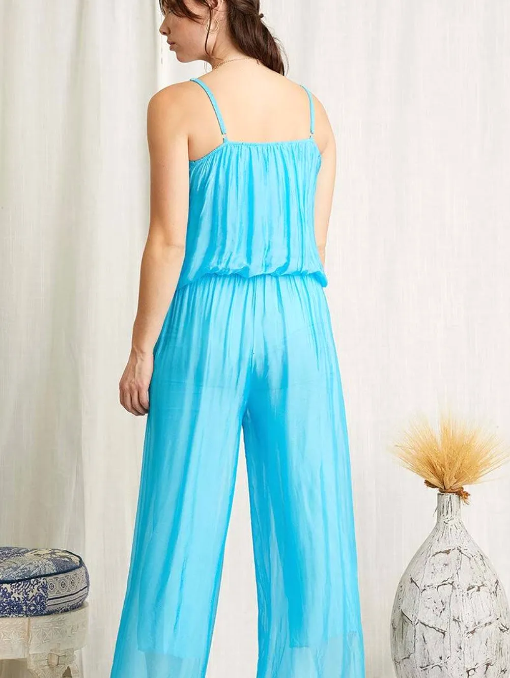 Stella Jumpsuit - Turquoise (OS)