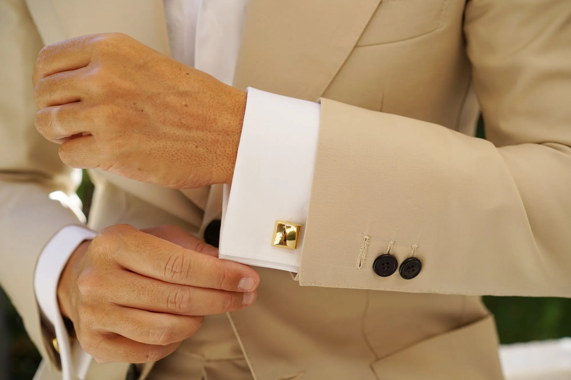 The Gold Cufflinks