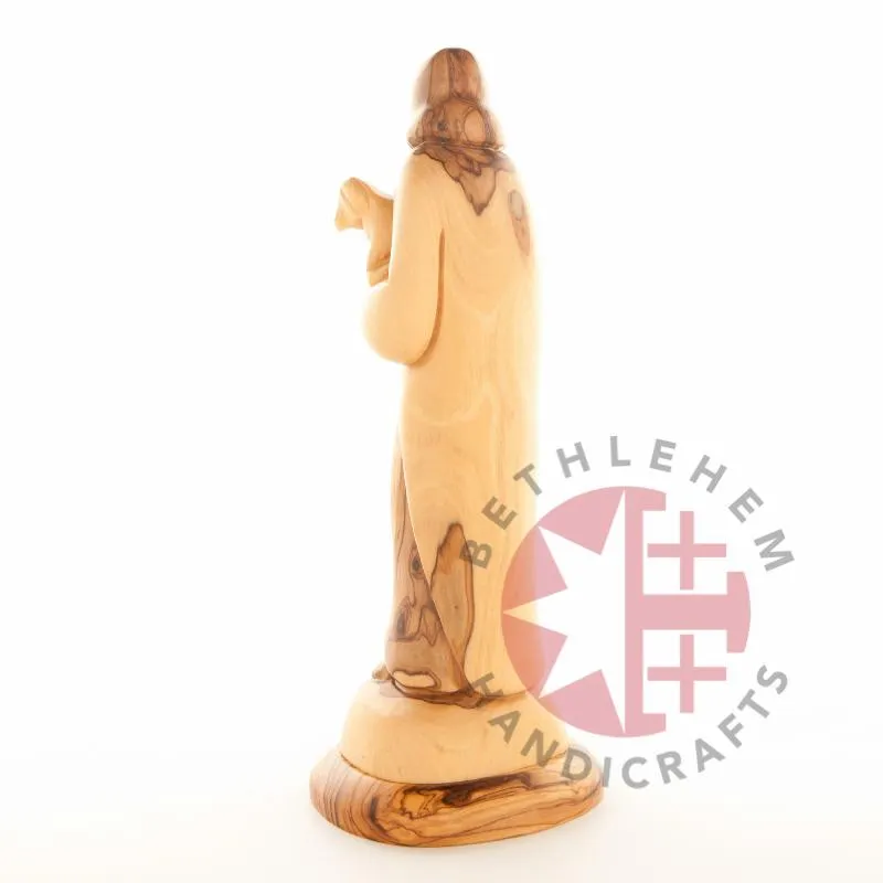 The Good Shepherd, Jesus Christ, 10 Wooden Abstract Carving