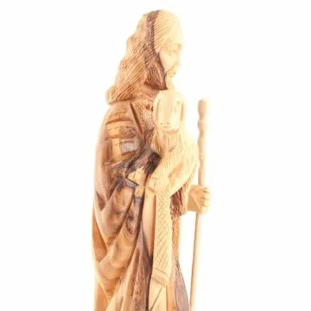 The Good Shepherd, Jesus Christ, 10.6 Wooden Carving