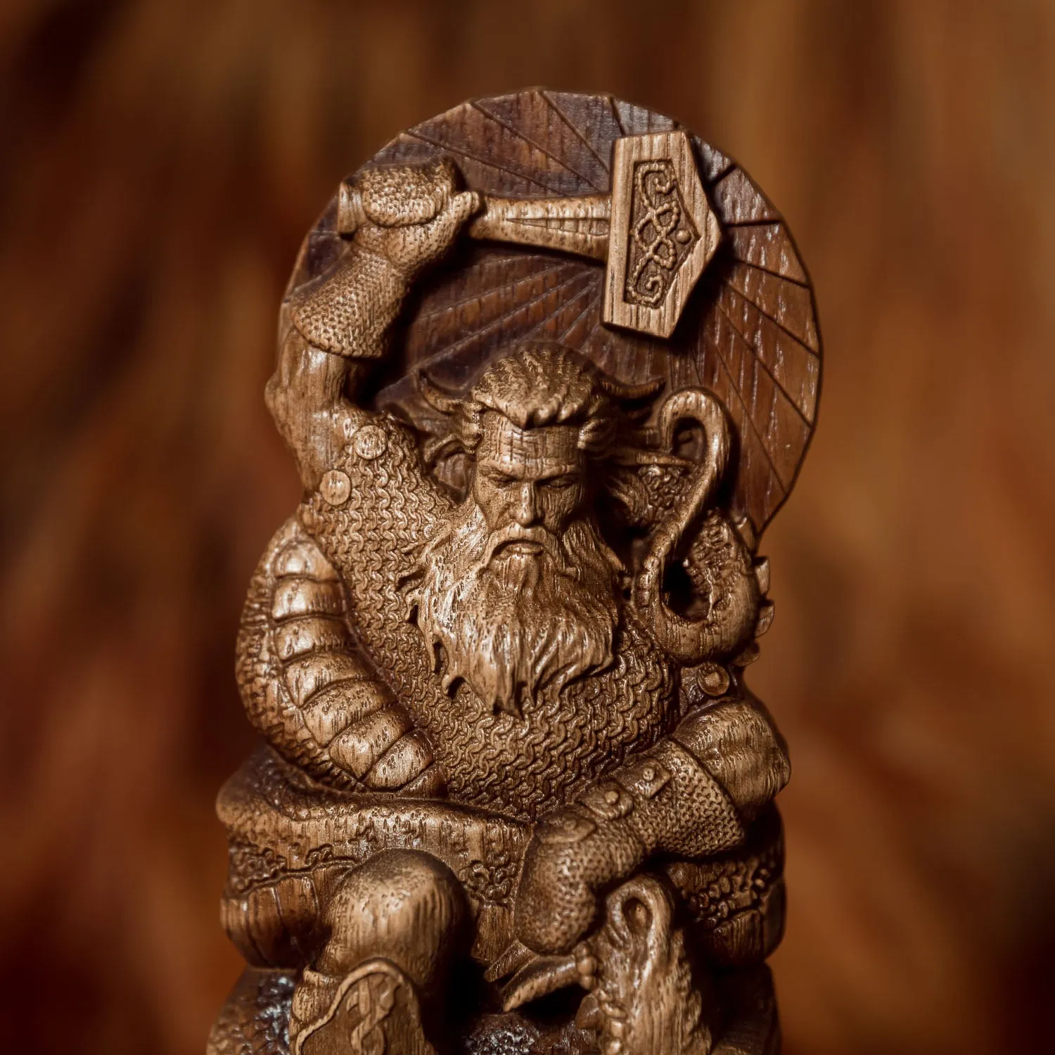 Thor Wood Carving / Statue