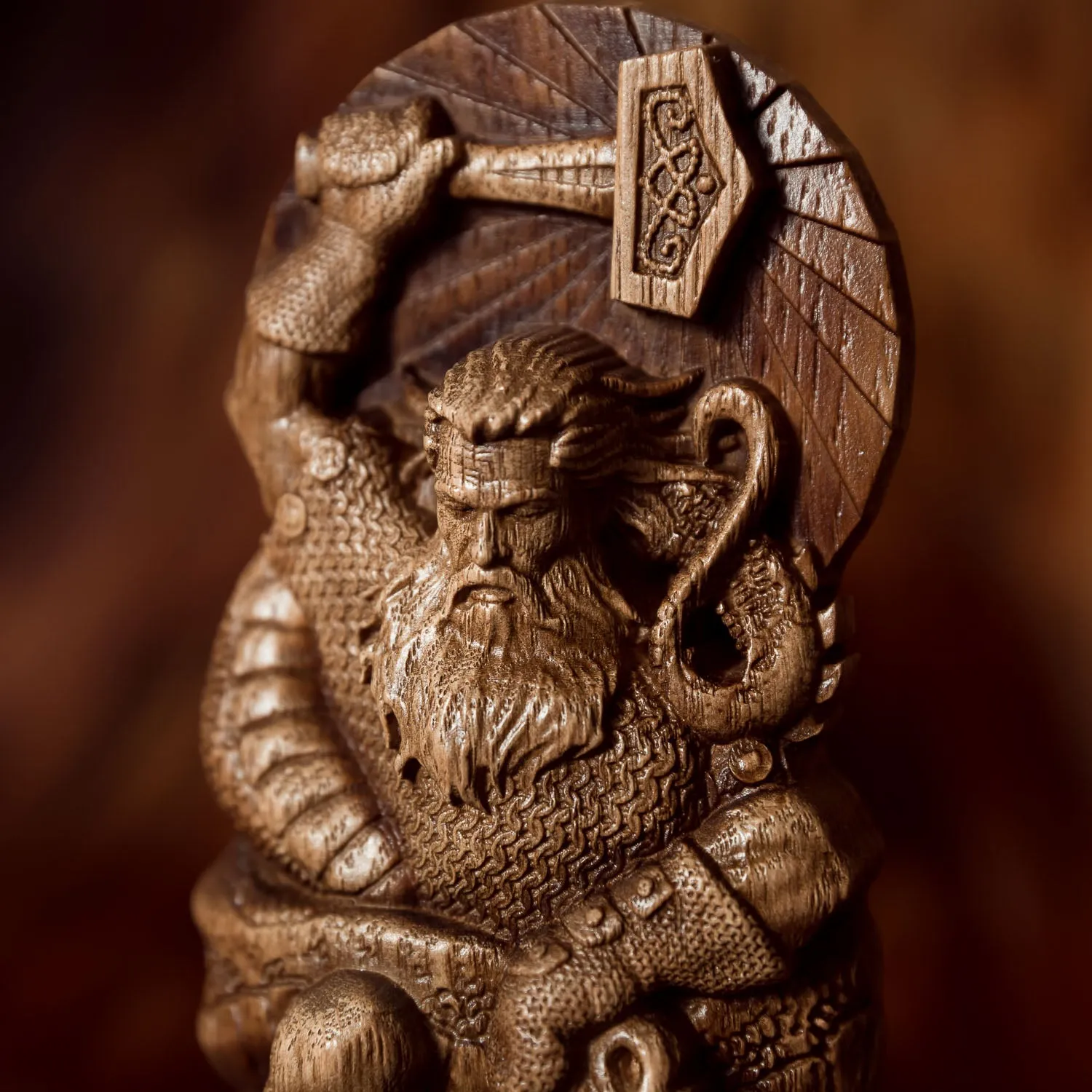 Thor Wood Carving / Statue