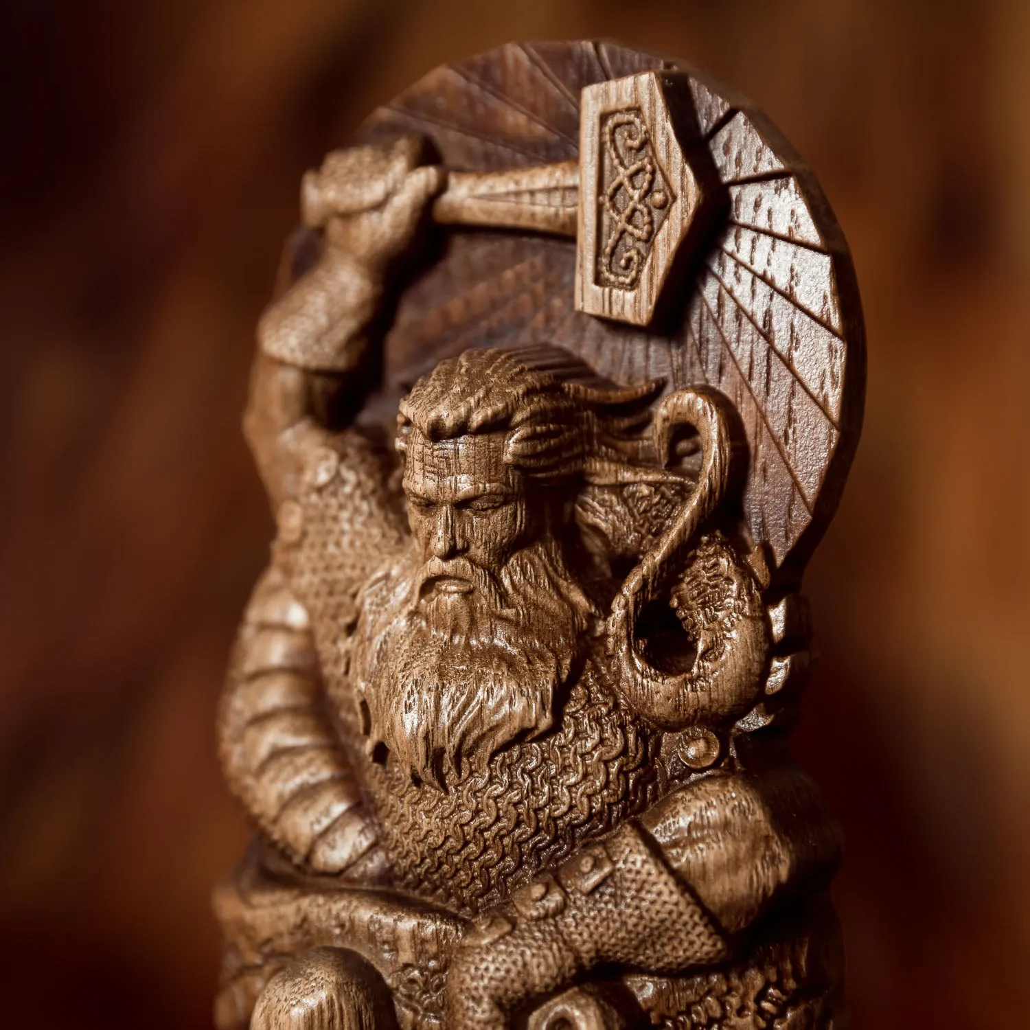 Thor Wood Carving / Statue