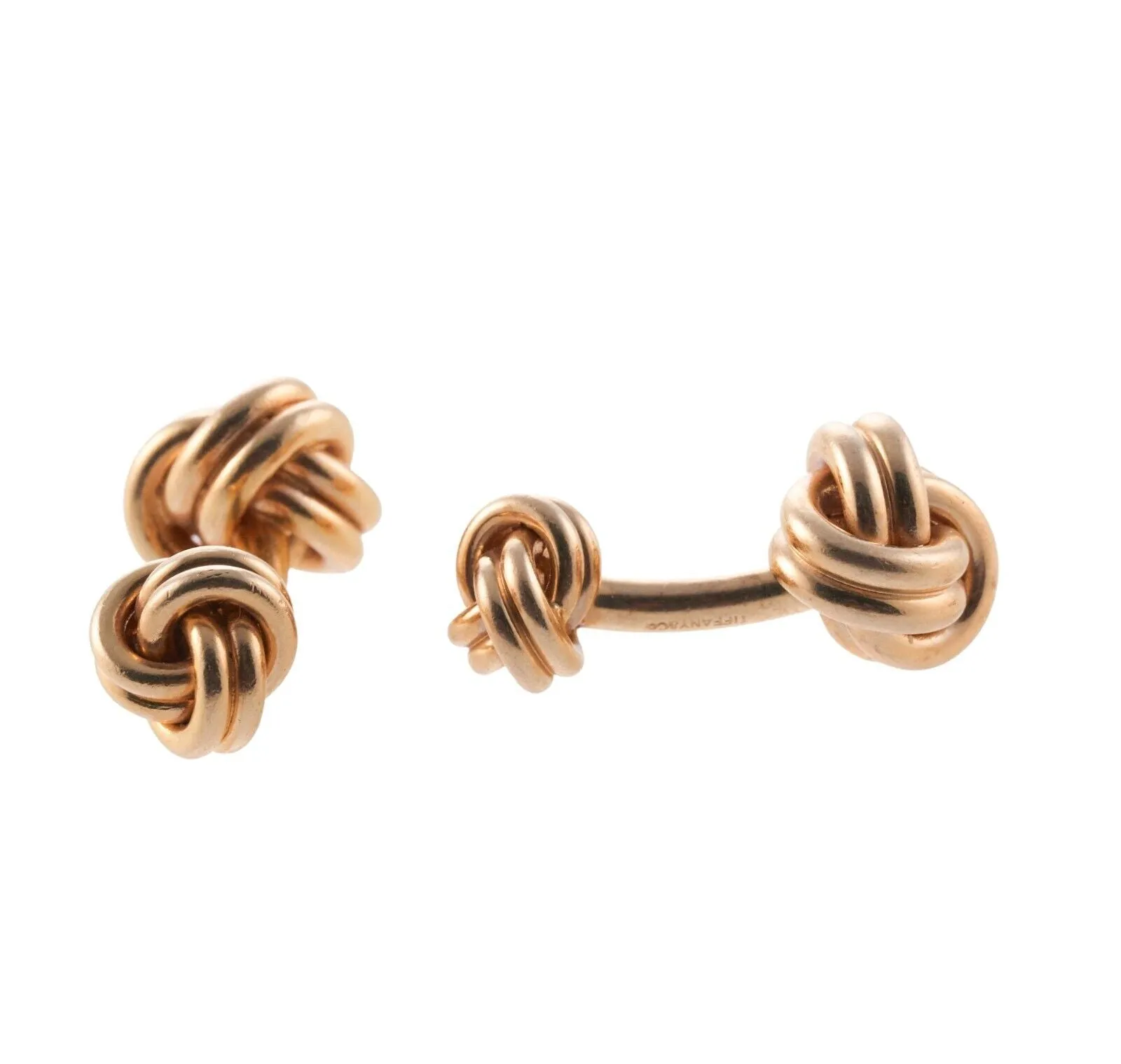 Tiffany & Co Knot Gold Cufflinks