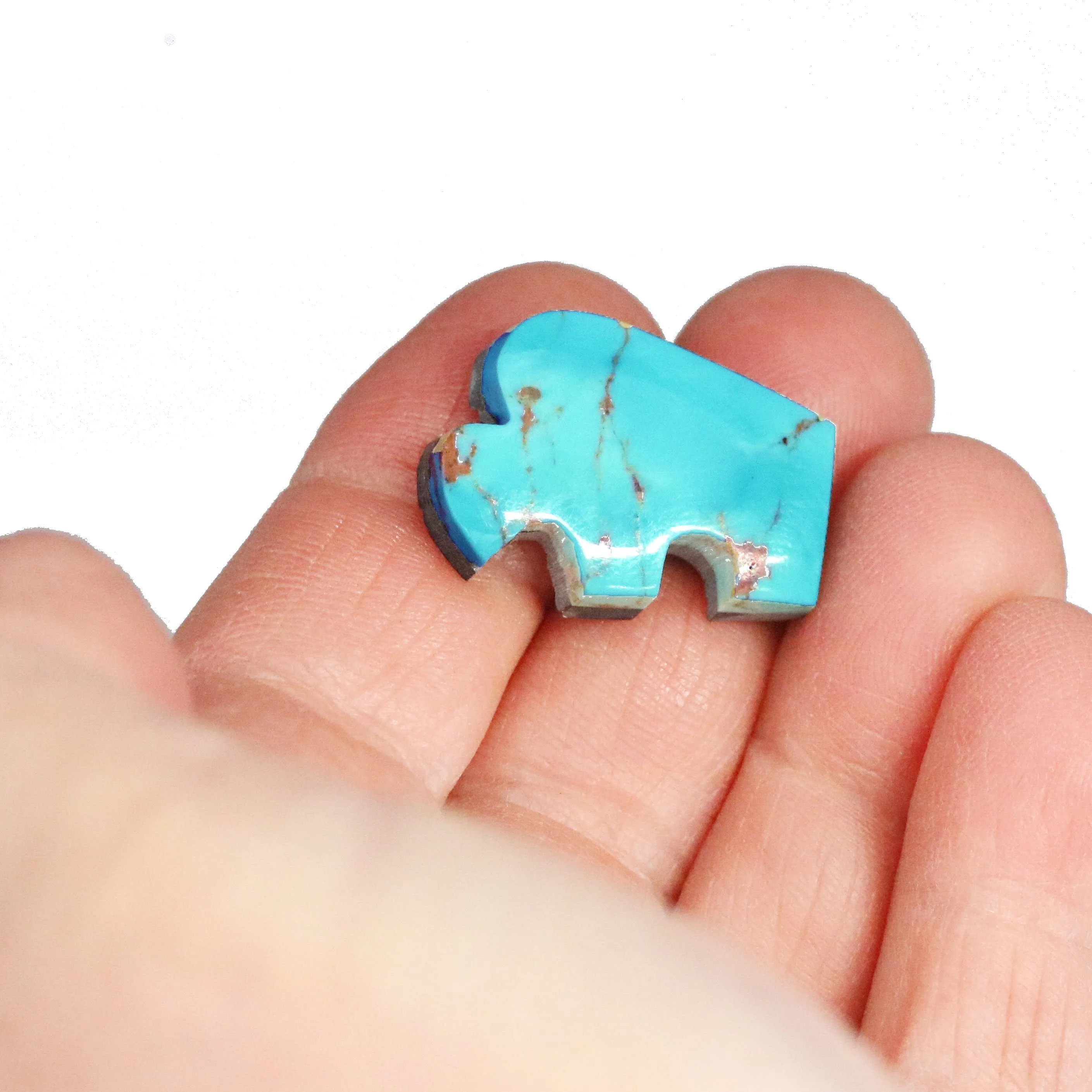 Turquoise Buffalo Kingman Turquoise Cabochon Southwest Style