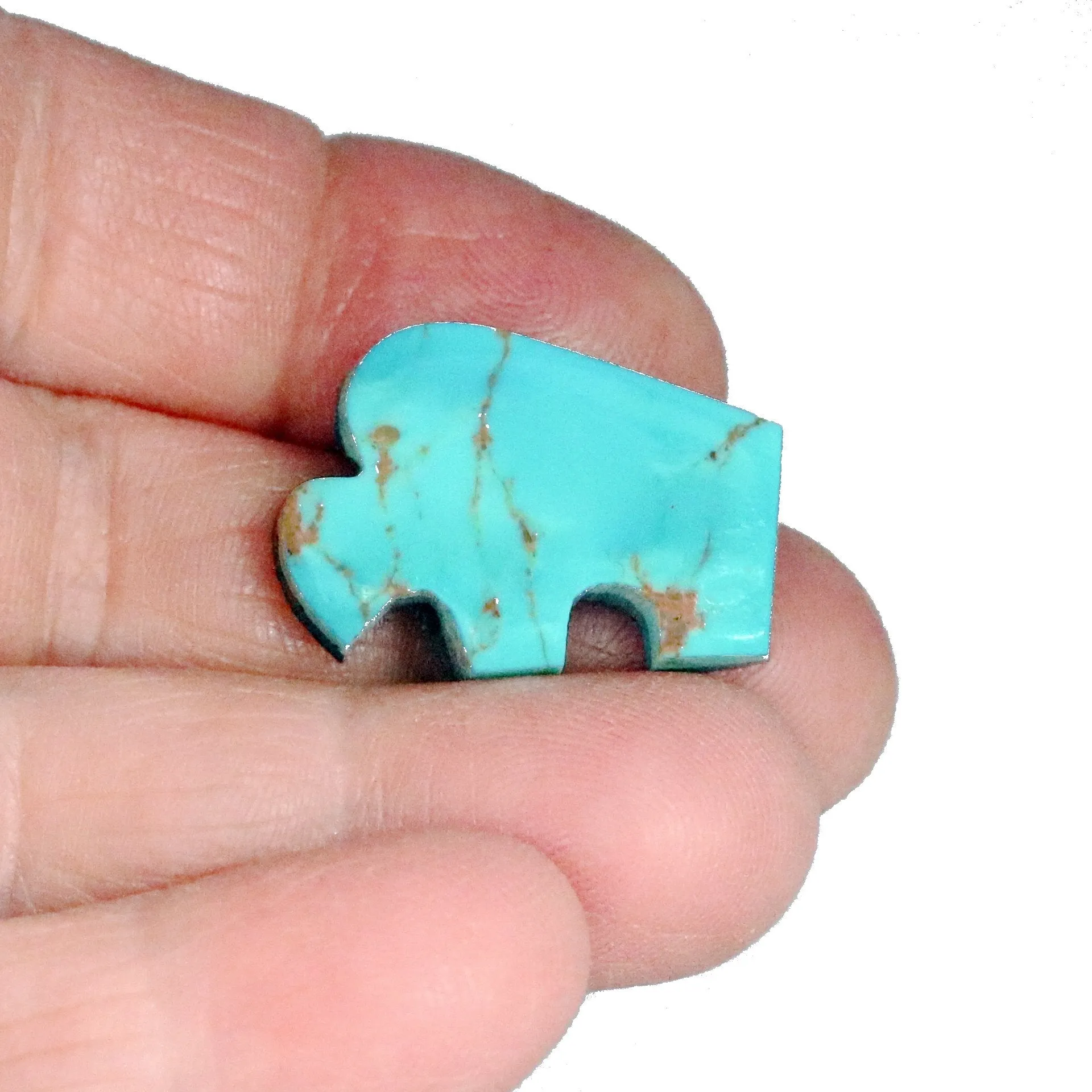 Turquoise Buffalo Kingman Turquoise Cabochon Southwest Style