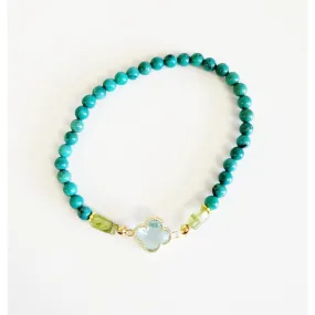 Turquoise Crystal Bracelet