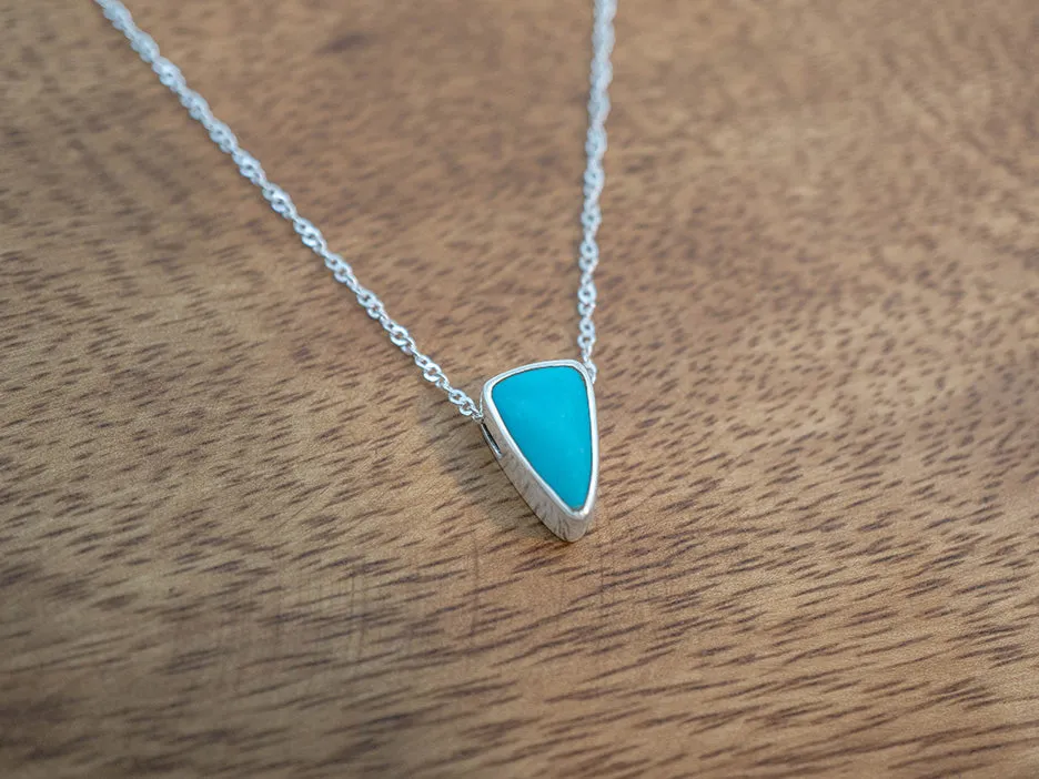 Turquoise Triangle Necklace