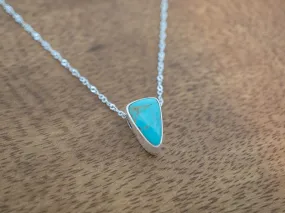 Turquoise Triangle Necklace