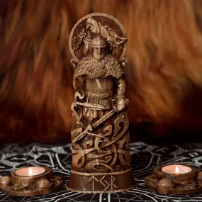 Tyr God Wood Carving / Statue