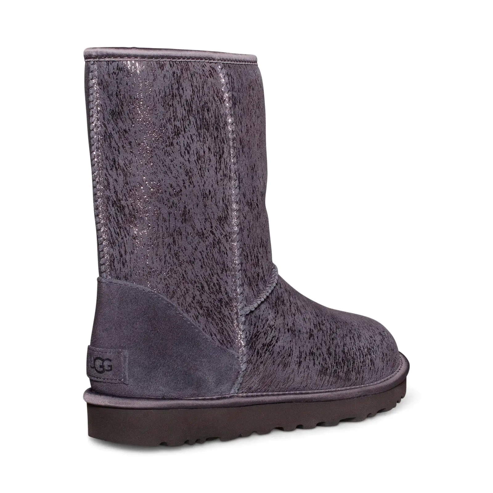 UGG Classic Short Matte Marble Dark Grey Boots - Women's