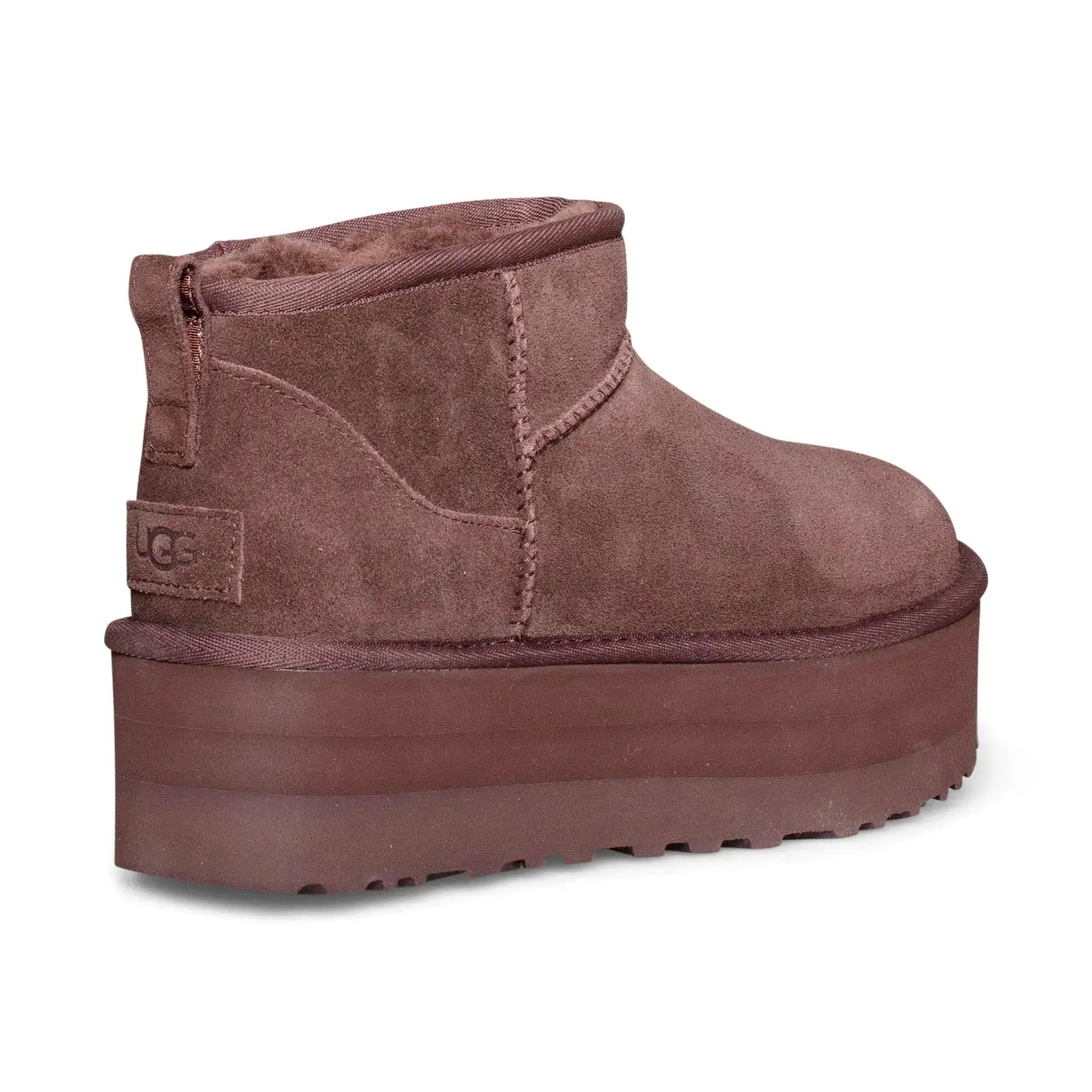 UGG Classic Ultra Mini Platform Burnt Cedar Boots - Women's