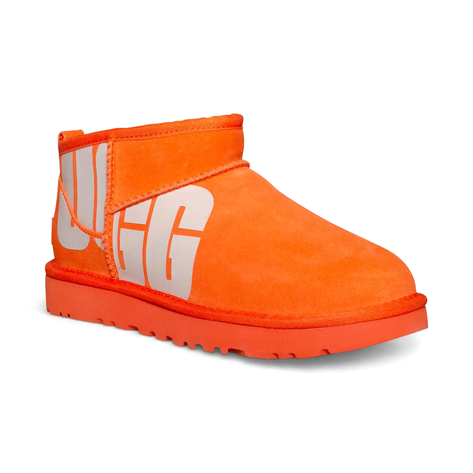 UGG Ultra Mini Chopd Orange Boots - Women's