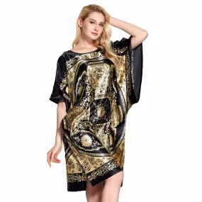 Women's Home Clothing Chinese Knee-Length Robe Pajama Nightwear Bathrobe